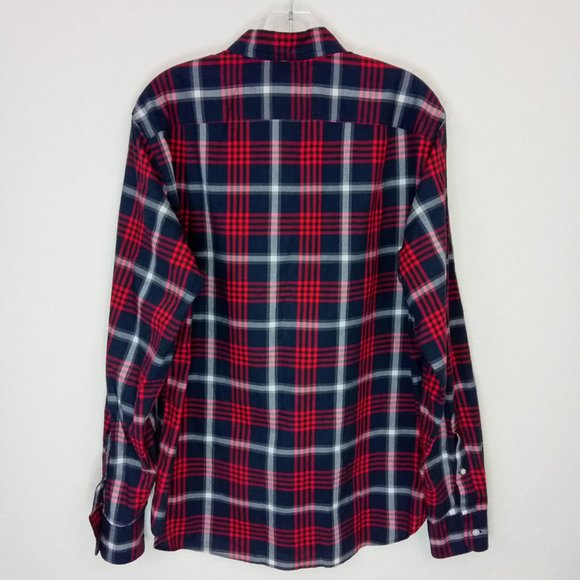 J. Crew Men's 100% Cotton Plaid Button Down Shirt - Picture 11 of 14